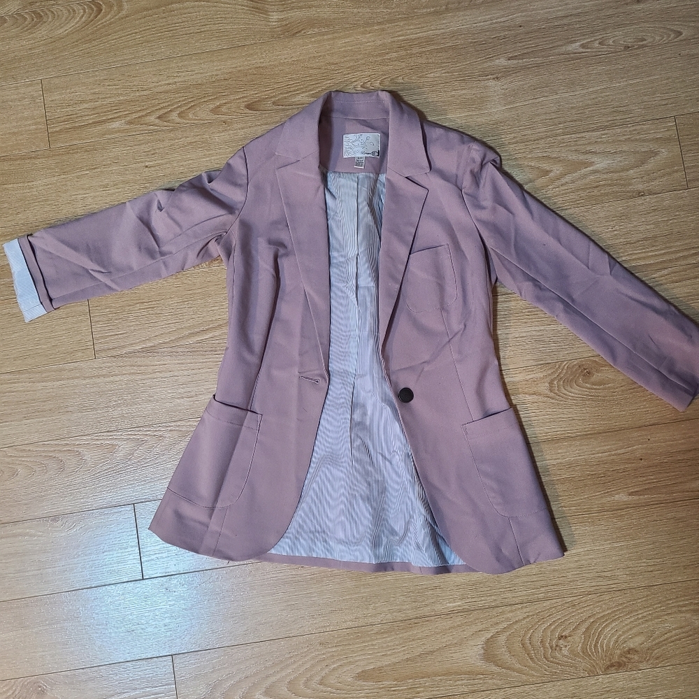 Dynamite single button fitted blazer